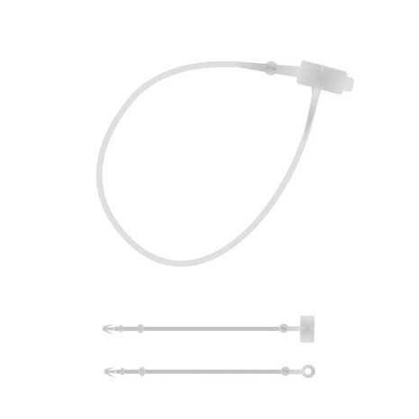 Sicherheitsfäden Kunststoff transparent (5000 St.) Sicherheitsfäden Kunststoff transparent (5000 St.)