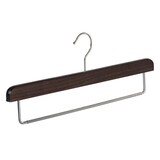 Hosenbügel Buchenholz nussbaum gebeizt mit anti-rutsch Hosensteg Hosenbügel Buchenholz nussbaum gebeizt mit anti-rutsch Hosensteg