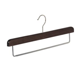 Hosenbügel Buchenholz nussbaum gebeizt mit anti-rutsch Hosensteg Hosenbügel Buchenholz nussbaum gebeizt mit anti-rutsch Hosensteg