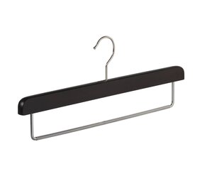 Hosenbügel Buchenholz wenge gebeizt mit anti-rutsch Hosensteg Hosenbügel Buchenholz wenge gebeizt mit anti-rutsch Hosensteg