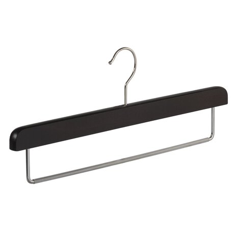 Hosenbügel Buchenholz wenge gebeizt mit anti-rutsch Hosensteg Hosenbügel Buchenholz wenge gebeizt mit anti-rutsch Hosensteg