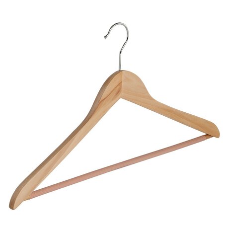 Blusen / Hemdenbügel (gewinkelt) Lotusholz natur lackiert mit anti-rutsch Hosensteg Blusen / Hemdenbügel (gewinkelt) Lotusholz natur lackiert mit anti-rutsch Hosensteg