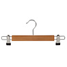 DER KLEIDERBÜGELRIESE Rock / Hosenbügel Lotusholz natur lackiert mit anti-rutsch Klammern DER KLEIDERBÜGELRIESE Rock / Hosenbügel Lotusholz natur lackiert mit anti-rutsch Klammern