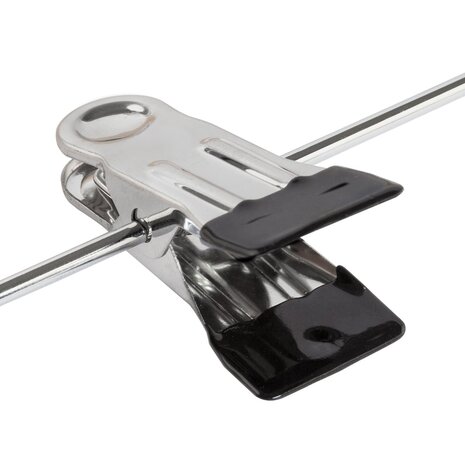 Blusen / Hemdenbügel (gewinkelt) Lotusholz schwarz lackiert mit Rockkerben und anti-rutsch Klammern