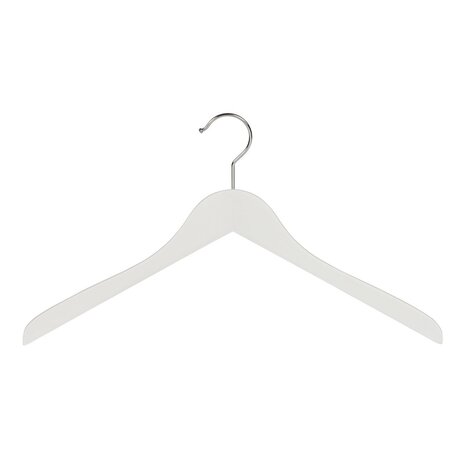 DER KLEIDERBÜGELRIESE Blusen / Hemdenbügel Lotusholz weiß lackiert