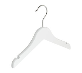 DER KLEIDERBÜGELRIESE Blusen / Hemdenbügel (flach) Lotusholz weiß lackiert mit Rockkerben DER KLEIDERBÜGELRIESE Blusen / Hemdenbügel (flach) Lotusholz weiß lackiert mit Rockkerben