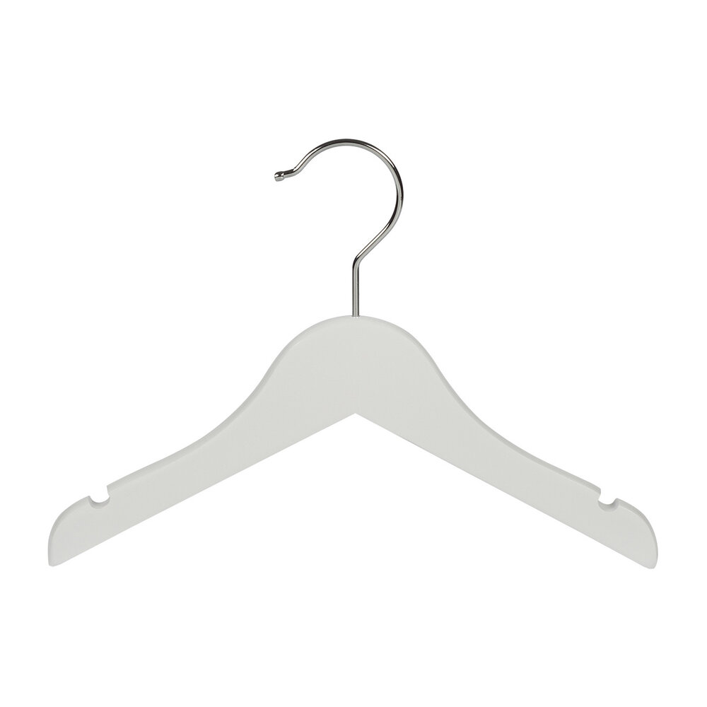 DER KLEIDERBÜGELRIESE Blusen / Hemdenbügel (flach) Lotusholz weiß lackiert mit Rockkerben DER KLEIDERBÜGELRIESE Blusen / Hemdenbügel (flach) Lotusholz weiß lackiert mit Rockkerben