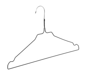 Draht / Wäschereibügel Metall schwarz pulverbeschichtet (Ø 2,4 mm) mit Rockkerben Draht / Wäschereibügel Metall schwarz pulverbeschichtet (Ø 2,4 mm) mit Rockkerben