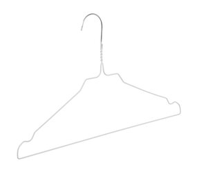 Draht / Wäschereibügel Metall weiß pulverbeschichtet (Ø 2,4 mm) mit Rockkerben Draht / Wäschereibügel Metall weiß pulverbeschichtet (Ø 2,4 mm) mit Rockkerben