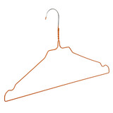 Draht / Wäschereibügel Metall orange pulverbeschichtet (Ø 2,4 mm) mit Rockkerben