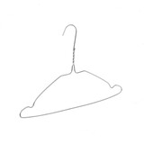 Draht / Wäschereibügel Metall verzinkt (Ø 2,2 mm) mit Rockkerben Draht / Wäschereibügel Metall verzinkt (Ø 2,2 mm) mit Rockkerben