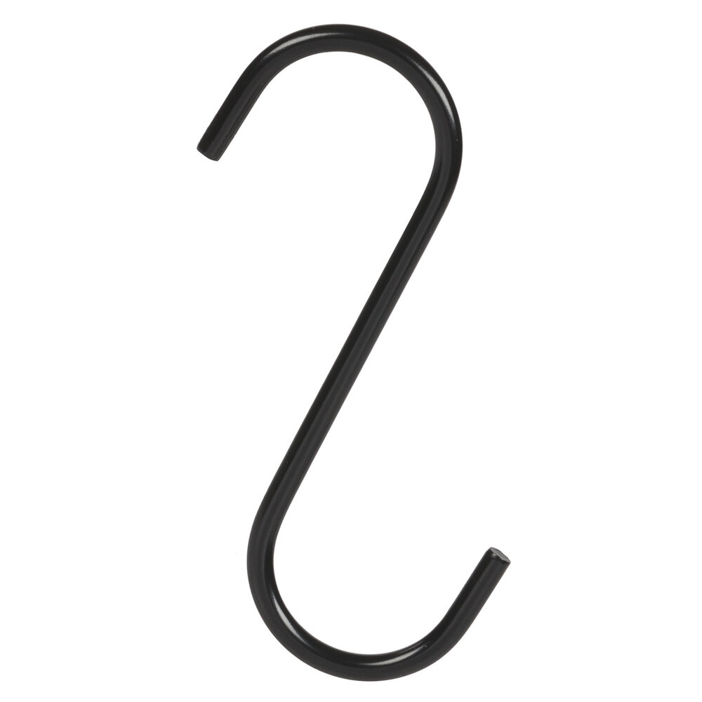 S-Haken Metall schwarz