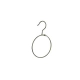 Gürtelbügel Metall verchromt mit Haken