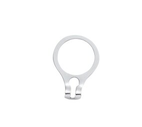 DER KLEIDERBÜGELRIESE Anti-Diebstahlring Metall verchromt