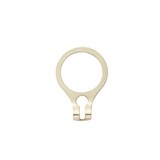 DER KLEIDERBÜGELRIESE Anti-Diebstahlring Metall verchromt DER KLEIDERBÜGELRIESE Anti-Diebstahlring Metall verchromt