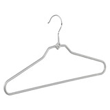 Hosenbügel Metall mit silberner anti-rutsch Beschichtung Hosenbügel Metall mit silberner anti-rutsch Beschichtung