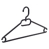 Vielzweckbügel (flach) Kunststoff schwarz mit drehbarer Haken Vielzweckbügel (flach) Kunststoff schwarz mit drehbarer Haken