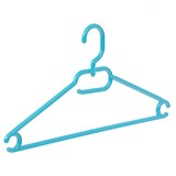 Vielzweckbügel (flach) Kunststoff hellblau mit drehbarer Haken Vielzweckbügel (flach) Kunststoff hellblau mit drehbarer Haken