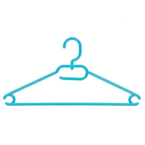 WEBER Vielzweckbügel (flach) Kunststoff hellblau mit drehbarer Haken