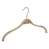 Blusen / Hemdenbügel (flach) Birkenholz natur lackiert mit anti-rutsch im Schulterbereich Blusen / Hemdenbügel (flach) Birkenholz natur lackiert mit anti-rutsch im Schulterbereich