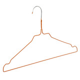 Draht / Wäschereibügel Metall orange pulverbeschichtet (Ø 2,4 mm) mit Rockkerben