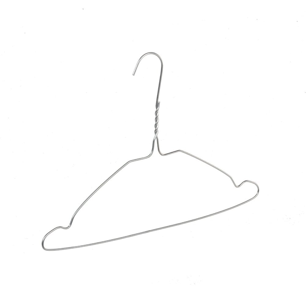 Draht / Wäschereibügel Metall verzinkt (Ø 2,2 mm) mit Rockkerben Draht / Wäschereibügel Metall verzinkt (Ø 2,2 mm) mit Rockkerben