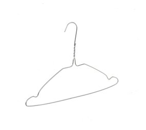 Draht / Wäschereibügel Metall verzinkt (Ø 2,2 mm) mit Rockkerben Draht / Wäschereibügel Metall verzinkt (Ø 2,2 mm) mit Rockkerben