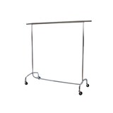 Rollständer verchromt, feste Höhe 150 cm