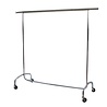 DER KLEIDERBÜGELRIESE Rollständer verchromt, feste Höhe 150 cm DER KLEIDERBÜGELRIESE Rollständer verchromt, feste Höhe 150 cm