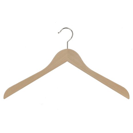 Blusen / Hemdenbügel (gewinkelt) Buchenholz natur lackiert Blusen / Hemdenbügel (gewinkelt) Buchenholz natur lackiert