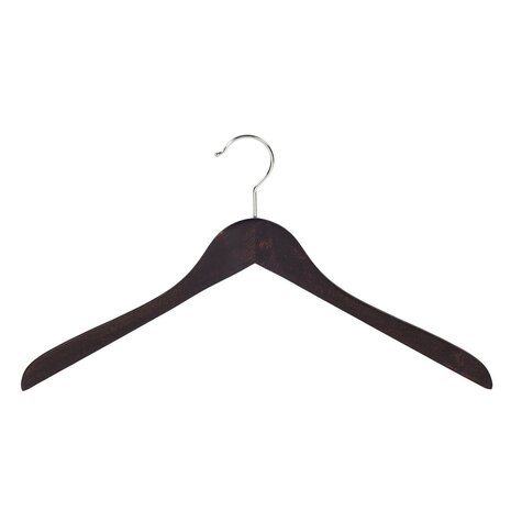 DER KLEIDERBÜGELRIESE Blusen / Hemdenbügel Buchenholz wenge gebeizt, 38 cm