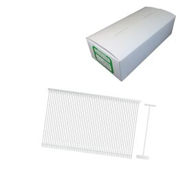 DER KLEIDERBÜGELRIESE Heftfäden Kunststoff (PP) fein transparent, 65 mm