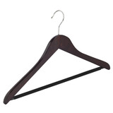 Blusen / Hemdenbügel Buchenholz wenge gebeizt mit anti-rutsch Hosensteg, 41 cm Blusen / Hemdenbügel Buchenholz wenge gebeizt mit anti-rutsch Hosensteg, 41 cm