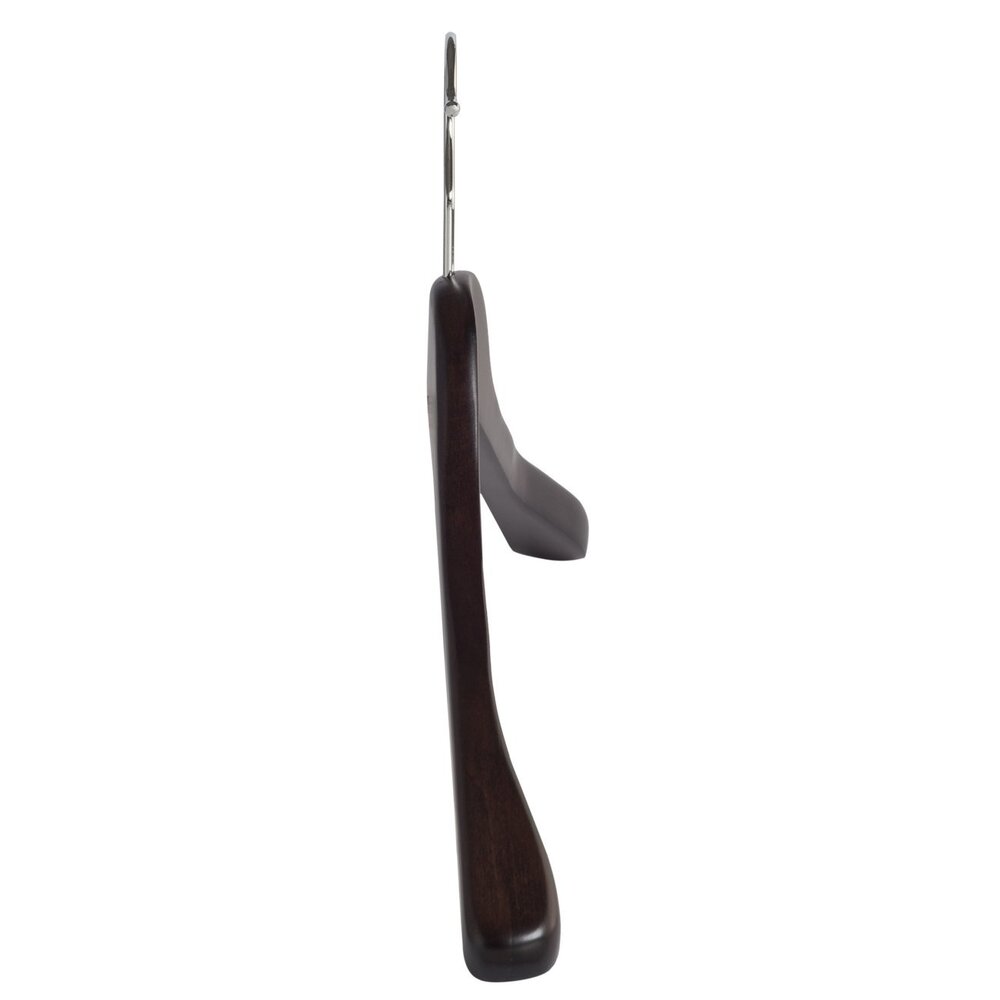 Jacken / Anzugbügel Buchenholz wenge gebeizt mit Schulterverbreiterung, 44 cm Jacken / Anzugbügel Buchenholz wenge gebeizt mit Schulterverbreiterung, 44 cm