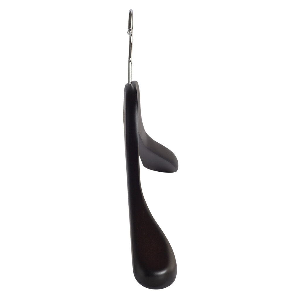 Jacken / Anzugbügel Buchenholz wenge gebeizt mit Schulterverbreiterung, 44 cm