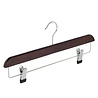 Rock / Hosenbügel Buchenholz wenge gebeizt mit Klammersteg, 40 cm Rock / Hosenbügel Buchenholz wenge gebeizt mit Klammersteg, 40 cm
