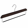 Hosenbügel Buchenholz wenge gebeizt mit anti-rutsch Hosensteg, 40 cm Hosenbügel Buchenholz wenge gebeizt mit anti-rutsch Hosensteg, 40 cm