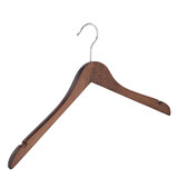 Blusen / Hemdenbügel Buchenholz nussbaum gebeizt mit Rockkerben, 41 cm Blusen / Hemdenbügel Buchenholz nussbaum gebeizt mit Rockkerben, 41 cm