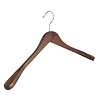 Jacken / Anzugbügel Buchenholz nussbaum gebeizt mit Schulterverbreiterung, 38 cm Jacken / Anzugbügel Buchenholz nussbaum gebeizt mit Schulterverbreiterung, 38 cm