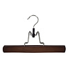 Hosenklemme Buchenholz nussbaum gebeizt mit Filz Einlage, 27 cm Hosenklemme Buchenholz nussbaum gebeizt mit Filz Einlage, 27 cm