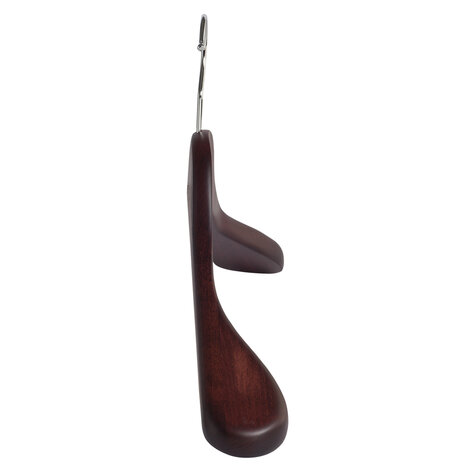 Jacken / Anzugbügel Buchenholz mahagoni gebeizt mit Schulterverbreiterung, 44 cm