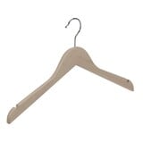 Der Kleiderbügelriese Blusen / Hemdenbügel Buchenholz unlackiert mit Rockkerben, 44 cm Der Kleiderbügelriese Blusen / Hemdenbügel Buchenholz unlackiert mit Rockkerben, 44 cm