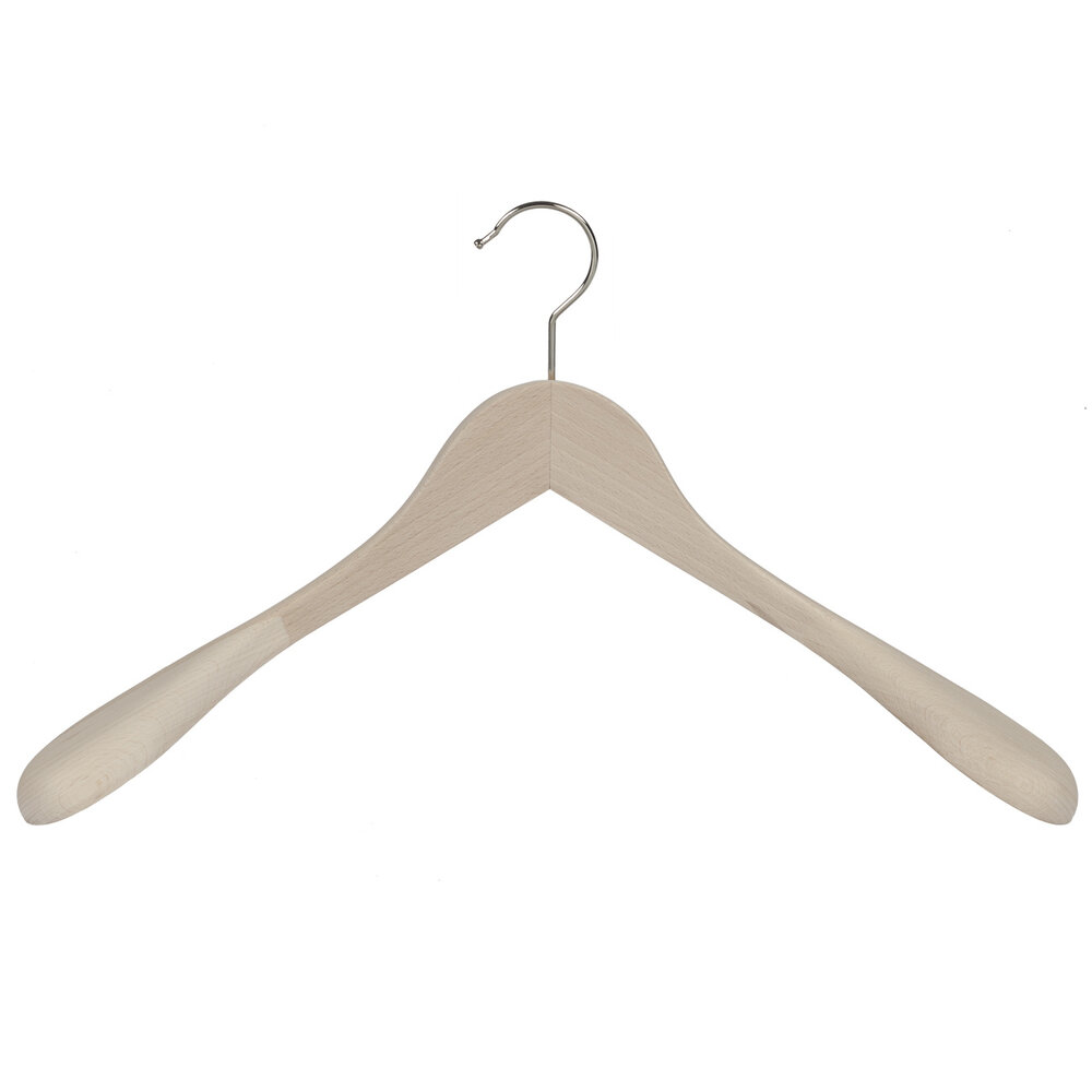 Der Kleiderbügelriese Jacken / Anzugbügel Buchenholz unlackiert mit Schulterverbreiterung, 41 cm Der Kleiderbügelriese Jacken / Anzugbügel Buchenholz unlackiert mit Schulterverbreiterung, 41 cm