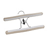 Der Kleiderbügelriese Hosenklemme Buchenholz unlackiert mit Filz Einlage, 27 cm Der Kleiderbügelriese Hosenklemme Buchenholz unlackiert mit Filz Einlage, 27 cm