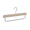 Der Kleiderbügelriese Hosenbügel Buchenholz unlackiert mit anti-rutsch Hosensteg, 40 cm Der Kleiderbügelriese Hosenbügel Buchenholz unlackiert mit anti-rutsch Hosensteg, 40 cm