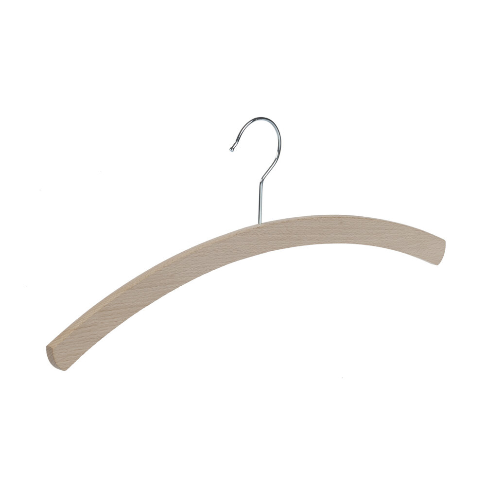 Der Kleiderbügelriese Blusen / Hemdenbügel Buchenholz unlackiert, 42 cm Der Kleiderbügelriese Blusen / Hemdenbügel Buchenholz unlackiert, 42 cm