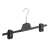 Cortec Rock / Hosenbügel Kunststoff schwarz mit anti-rutsch Klammern, 40 cm Cortec Rock / Hosenbügel Kunststoff schwarz mit anti-rutsch Klammern, 40 cm