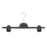 Cortec Rock / Hosenbügel Kunststoff schwarz mit anti-rutsch Klammern, 40 cm Cortec Rock / Hosenbügel Kunststoff schwarz mit anti-rutsch Klammern, 40 cm