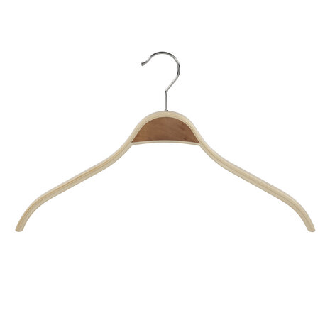Jacken / Anzugbügel Birkenholz natur lackiert mit Schulterverbreiterung, 46 cm Jacken / Anzugbügel Birkenholz natur lackiert mit Schulterverbreiterung, 46 cm