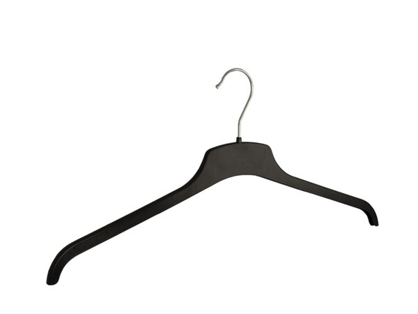 Blusen / Hemdenbügel Kunststoff schwarz, 47 cm Blusen / Hemdenbügel Kunststoff schwarz, 47 cm